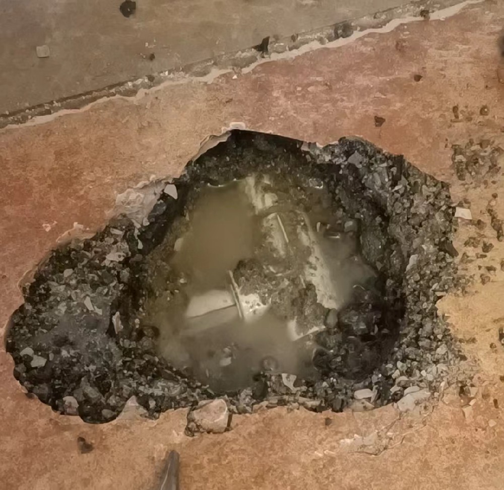 新干地区给水管漏水检测维修